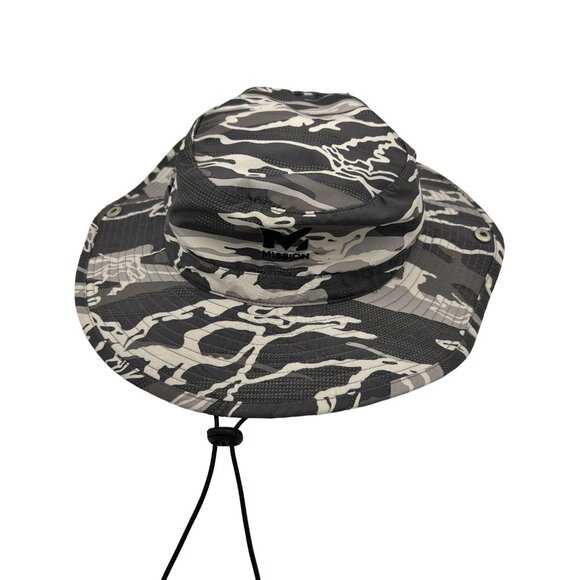 Mission Other - Mission Boonie Hat Adjustable Drawstring Sun Protection Water-Resistant Camo